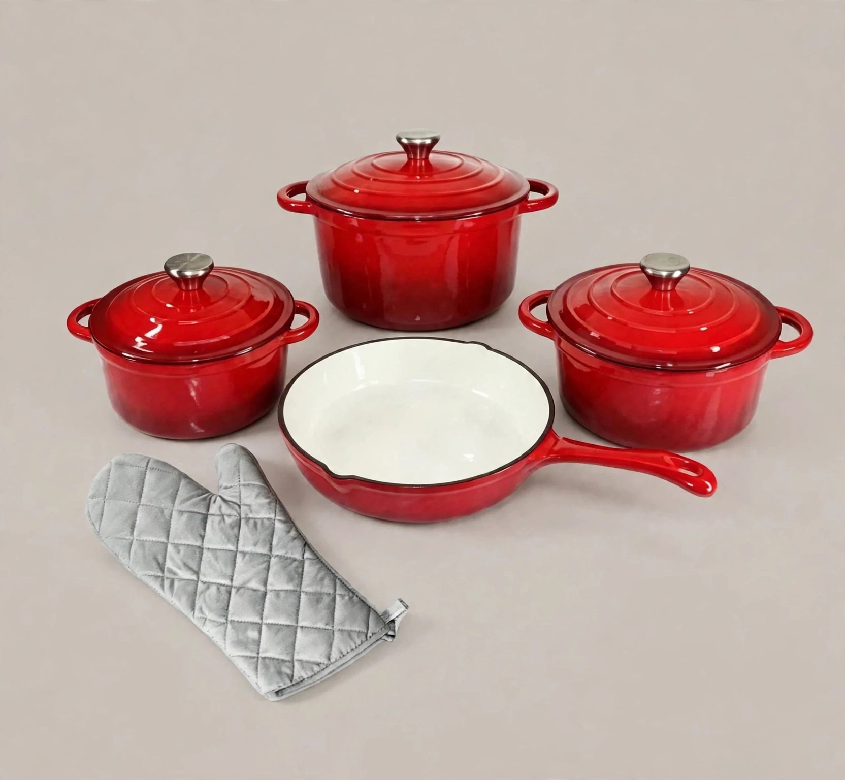 Cast Iron 7 Piece Authentic Dutch