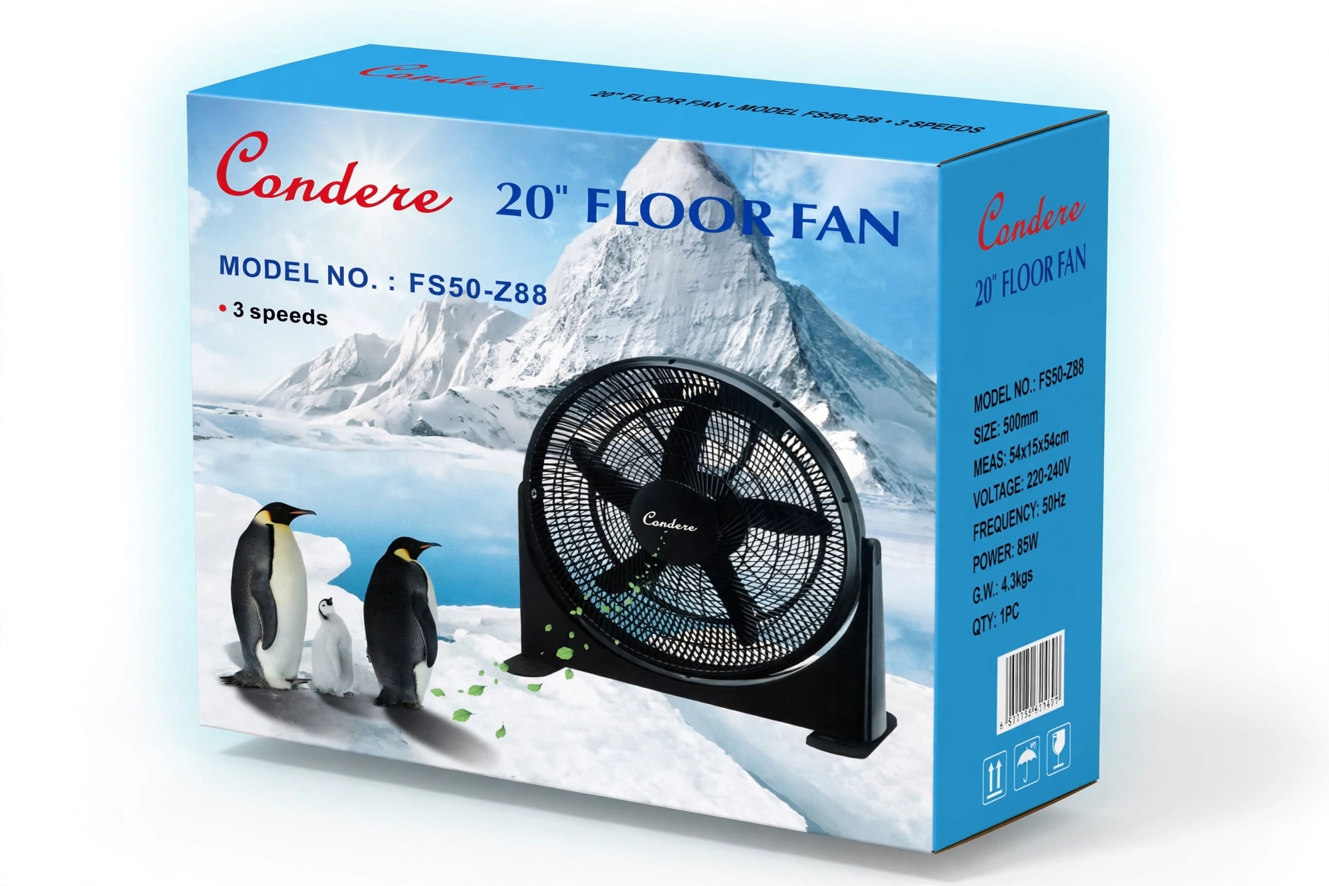 Condere Electric Floor Fan
